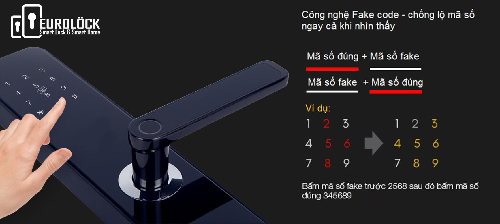 Khóa vân tay EUROLOCK L8 Khóa vân tay EUROLOCK L8