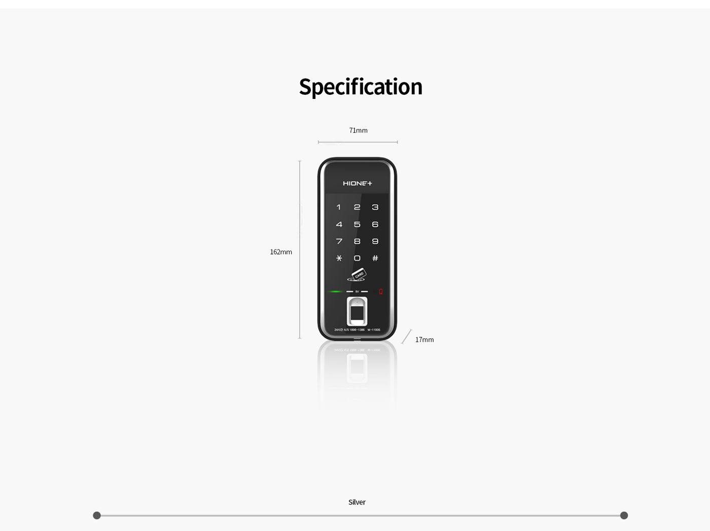 Khóa vân tay Hione M-1190S Khóa vân tay Hione M-1190S