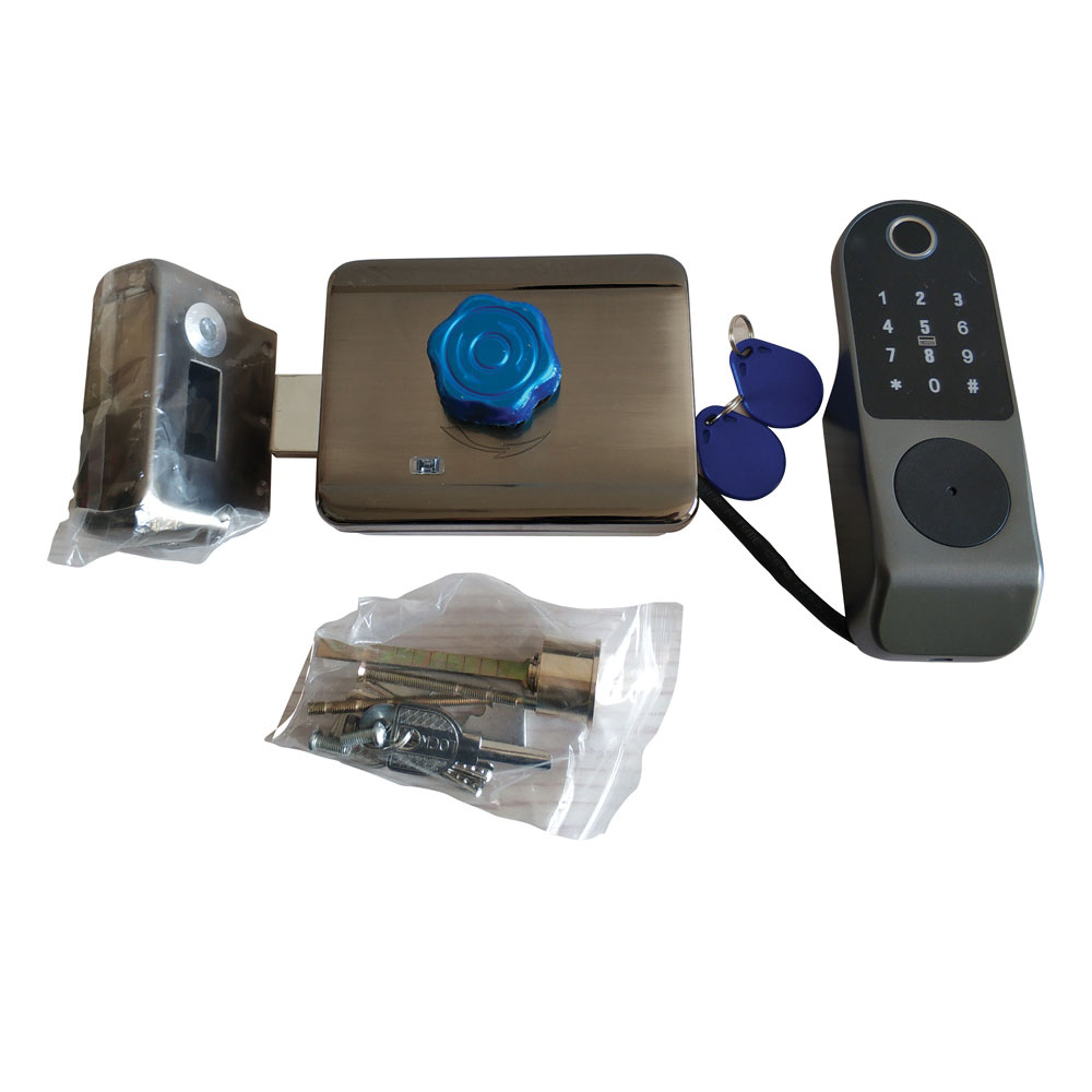 Khóa cổng sắt vân tay EUROLOCK Khóa cổng sắt vân tay EUROLOCK