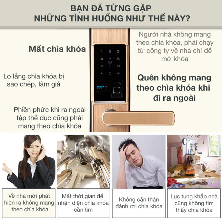 Những tiện ích mà khóa điện tử đem lại cho người sử dụng là gì