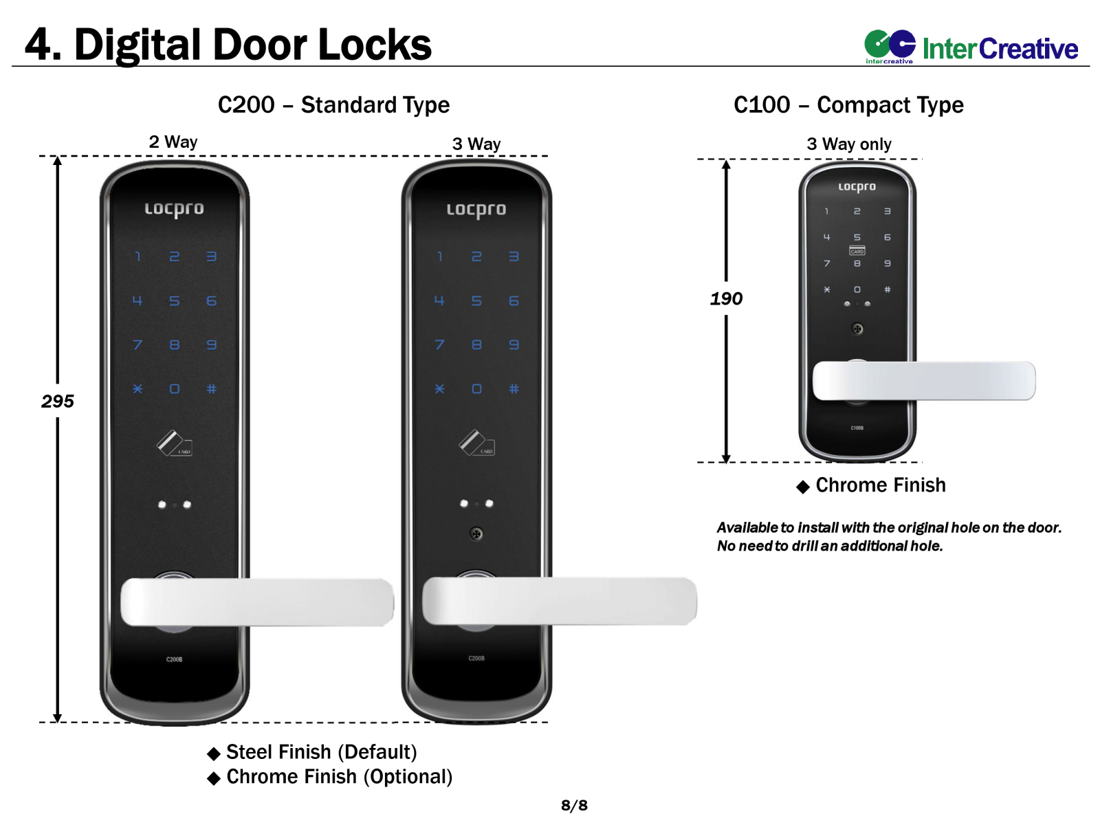 Khóa thẻ từ Locpro C200 Khóa thẻ từ Locpro C200