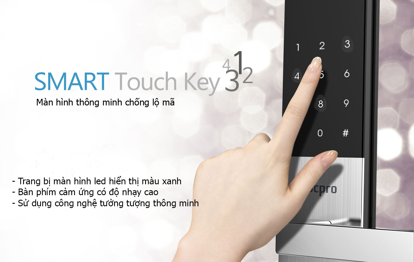 Khóa cửa thẻ từ Locpro M120B3