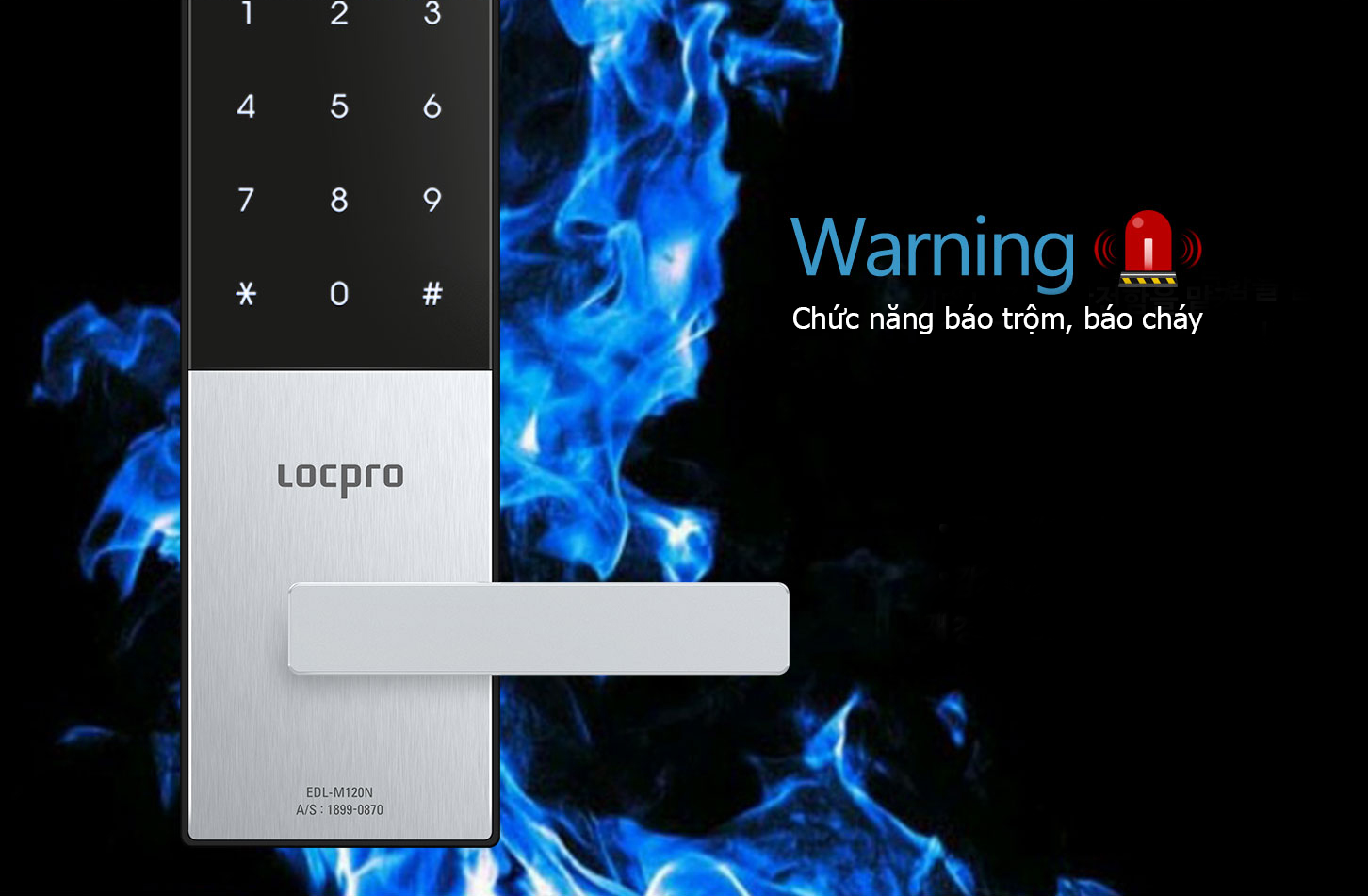 Khóa cửa thẻ từ Locpro M120B3