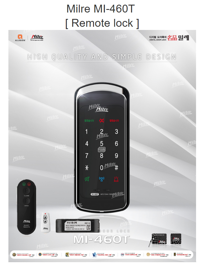Khóa điện tử Milre MI-460T