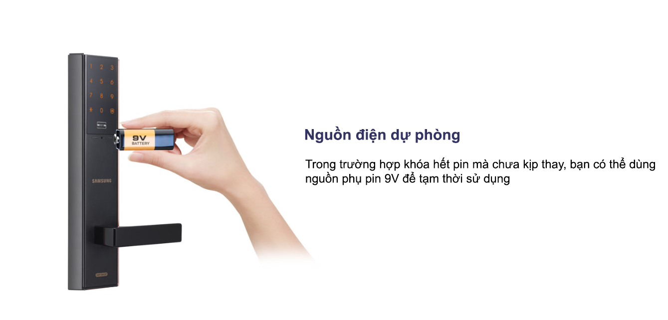 Khóa thẻ từ Samsung SHP-DH537 Khóa thẻ từ Samsung SHP-DH537