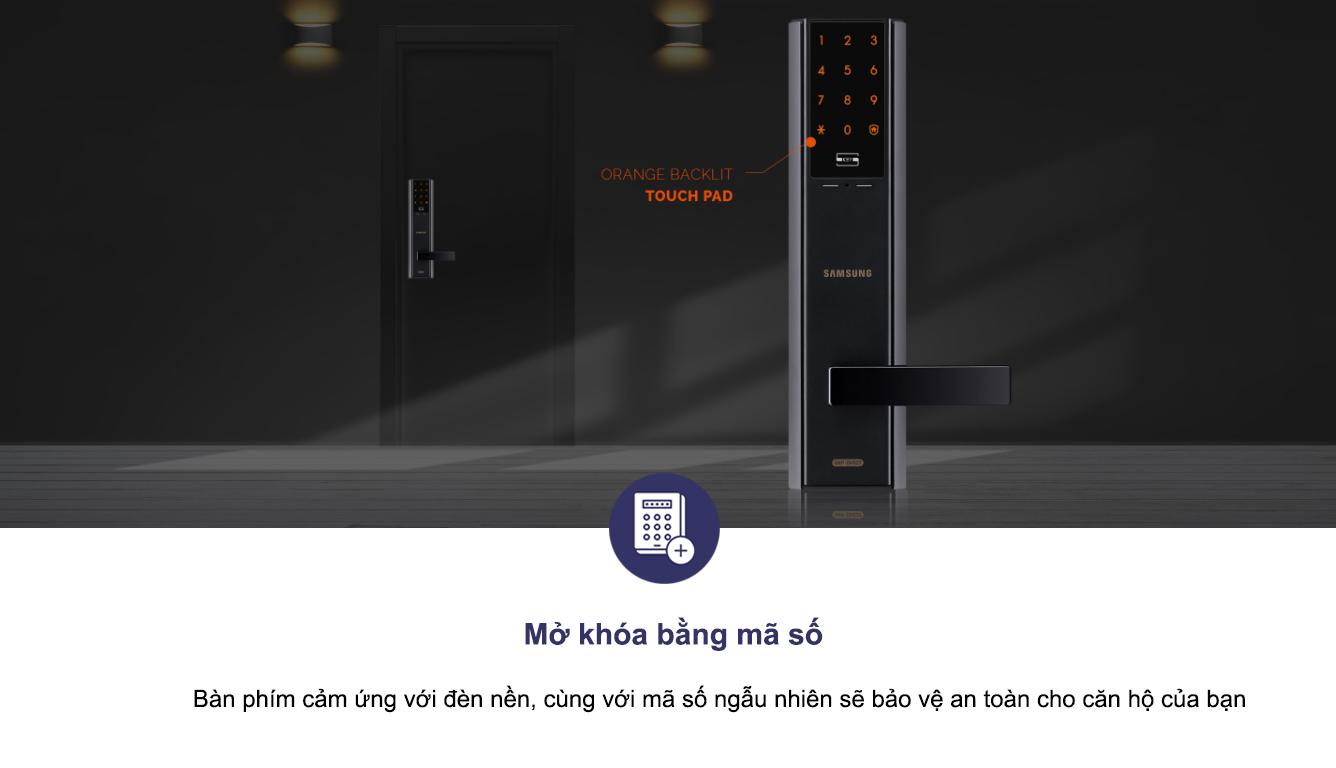 Khóa thẻ từ Samsung SHP-DH537 Khóa thẻ từ Samsung SHP-DH537