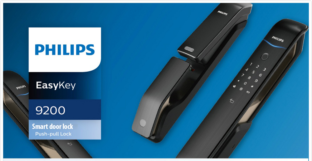 Khóa vân tay Philips Easykey 9200 Khóa vân tay Philips Easykey 9200