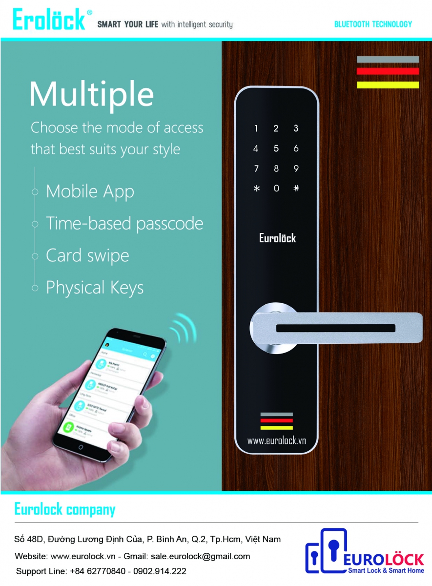 Khóa điện tử Airbnb Eurolock L7