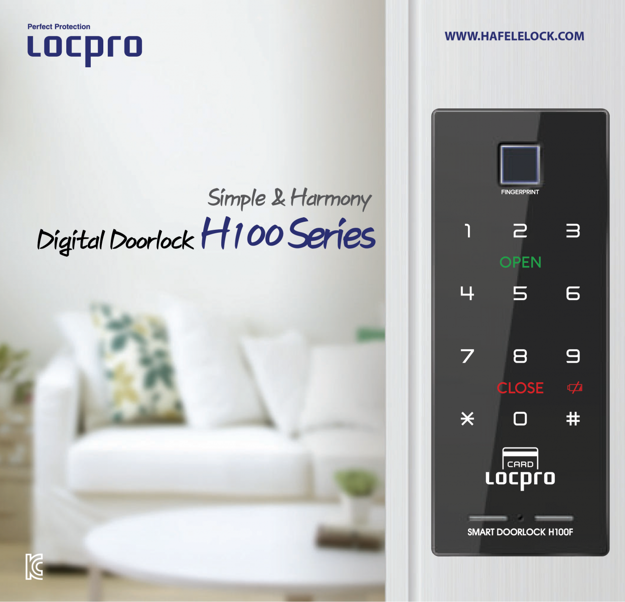 Khóa vân tay Locpro H100F Khóa vân tay Locpro H100F