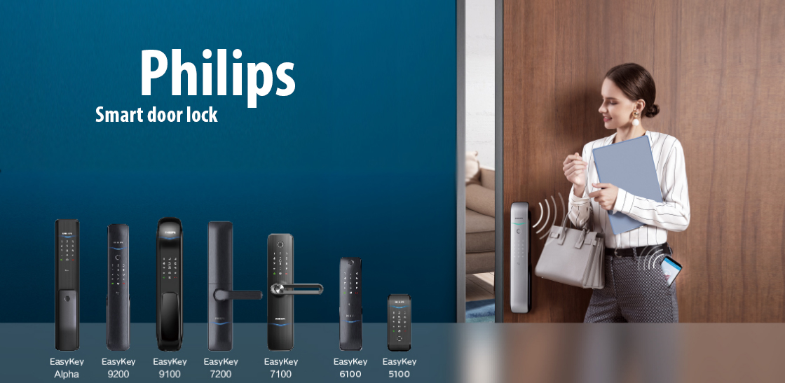 Thương hiệu khóa điện tử Philips của nước nào? Ưu điểm của khoá vân tay Philips