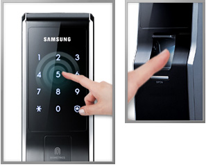 Mật khẩu kép và quét dấu vân tay đầu vào: Double Authentication Mode: Với thiết lập đúp Authentication Mode, an ninh gia đình được củng cố và cho phép truy cập bảo mật cao hơn.  Truy cập mở cửa đòi hỏi hai xác minh, chứng thực;  cả mật khẩu và hệ thống dấu vân tay đầu vào do đó nó là an toàn hơn và an toàn hơn.  ※ Điều bắt buộc là trong khi các đôi Authentication Mode là trên, bạn đừng quên mật khẩu.