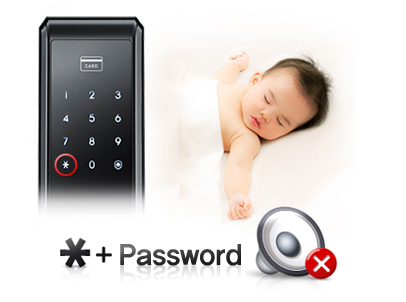 Chế độ cách cho một cuộc đi chơi đêm yên tĩnh: Bất kỳ người tiêu dùng có nhu cầu cho một cuộc đi chơi đêm mà không cần phải đánh thức các thành viên khác trong gia đình như trẻ em và trẻ sơ sinh, các tính năng Chế độ cách là giải pháp, nơi nó tạm thời chặn cửa âm thanh hoạt động.  ※ Trước khi vào báo mật khẩu [*] nút, các chế độ Manner sẽ được kích hoạt để loại bỏ bất kỳ âm thanh kỹ thuật số cho các hoạt động cửa khẩu (password keying âm thanh, tin nhắn bằng giọng nói, vv) tạm thời.