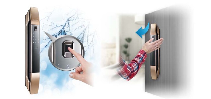 Khóa điện tử Samsung SHS-DP808 Khóa điện tử Samsung SHS-DP808