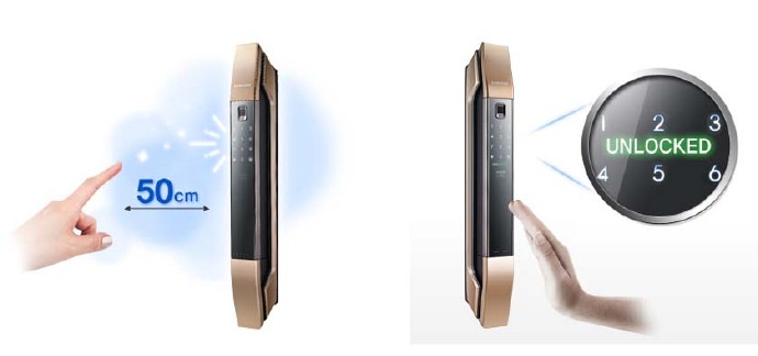 Khóa điện tử Samsung SHS-DP808 Khóa điện tử Samsung SHS-DP808
