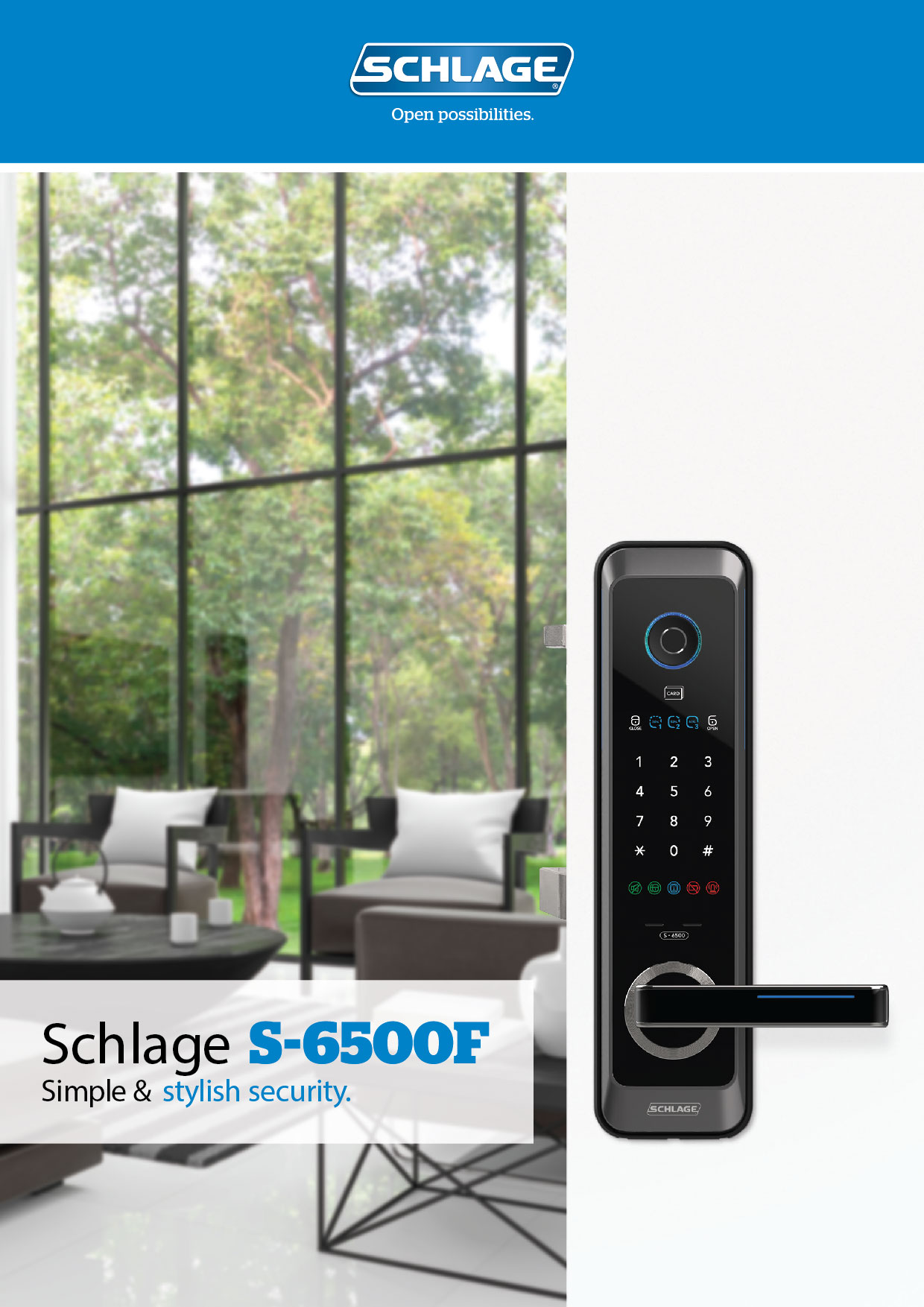 Khóa điện tử SCHLAGE S-6500F