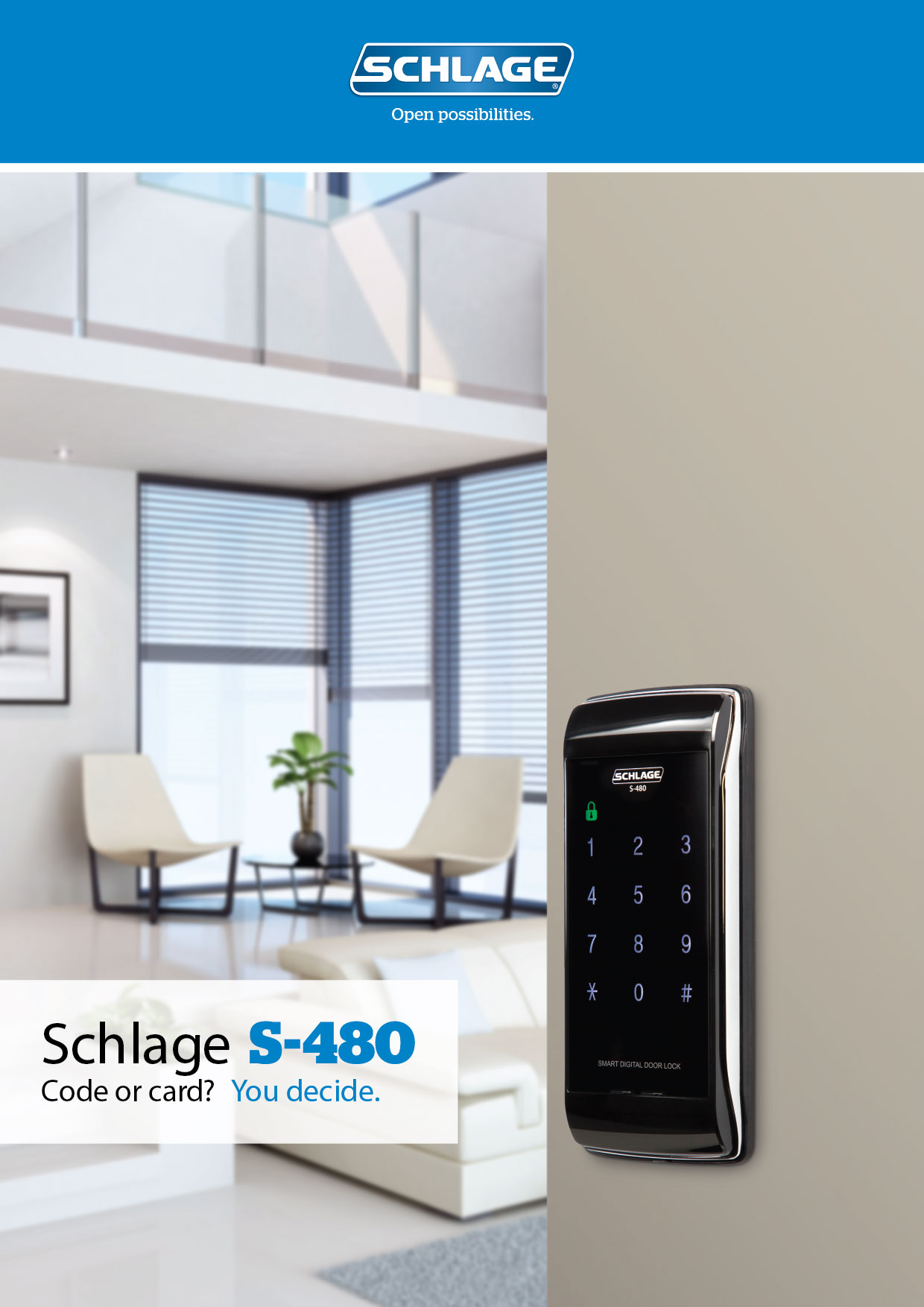 Khóa điện tử SCHLAGE S-480