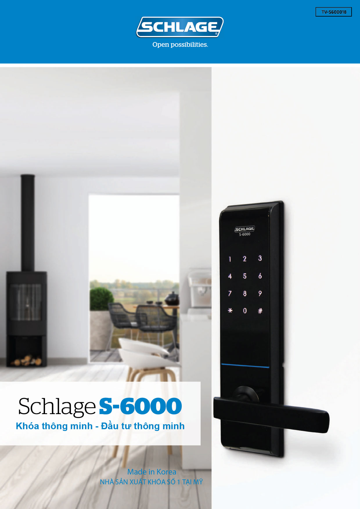 Khóa điện tử SCHLAGE S-6000 Khóa điện tử SCHLAGE S-6000