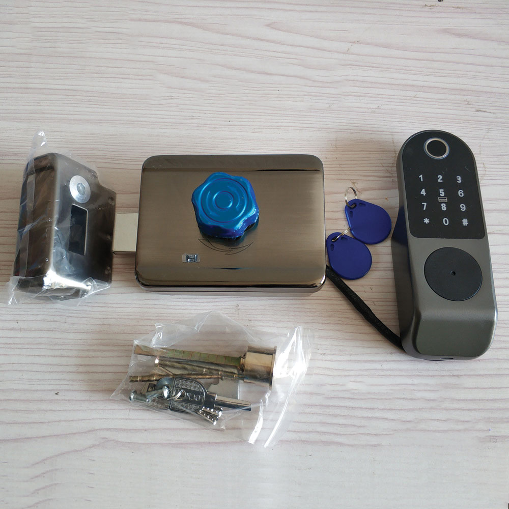 Khóa cổng sắt vân tay EUROLOCK Khóa cổng sắt vân tay EUROLOCK