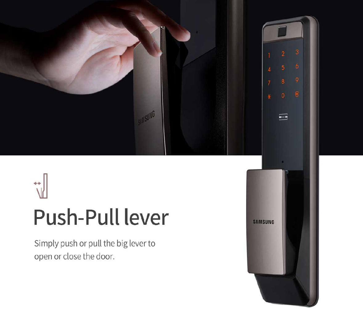 Những mẫu khóa điện tử vân tay Samsung của tập đoàn ZIGBANG SMART LOCK 2022