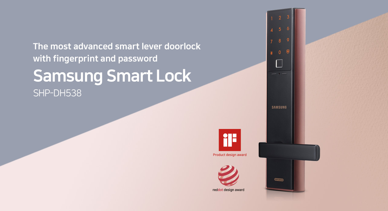 Những mẫu khóa điện tử vân tay Samsung của tập đoàn ZIGBANG SMART LOCK 2022