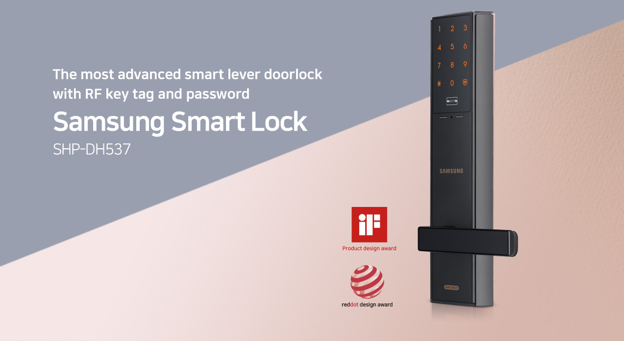 Những mẫu khóa điện tử vân tay Samsung của tập đoàn ZIGBANG SMART LOCK 2022