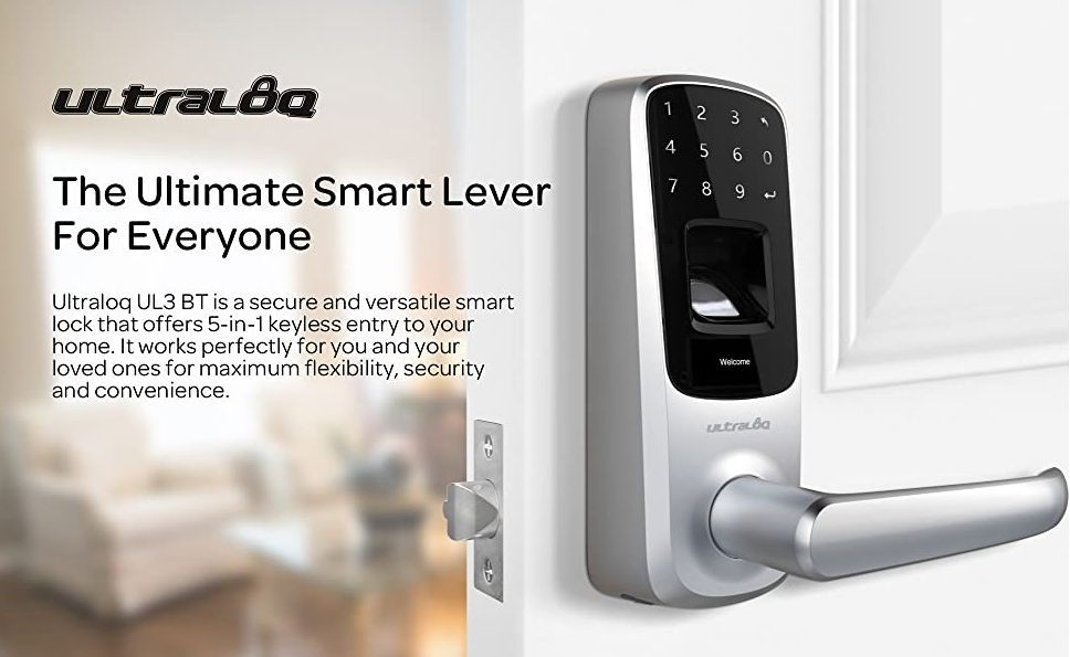 Khóa điện tử vân tay mở cửa từ xa wifi ULTRALOQ UL3BT