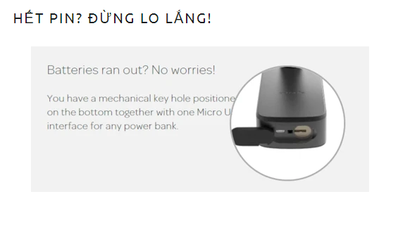 Khóa điện tử vân tay mở cửa từ xa wifi ULTRALOQ UL300