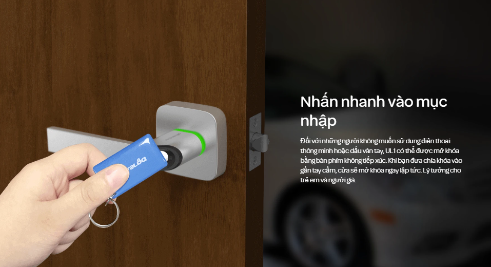 Khóa điện tử vân tay mở cửa từ xa wifi ULTRALOQ UL1