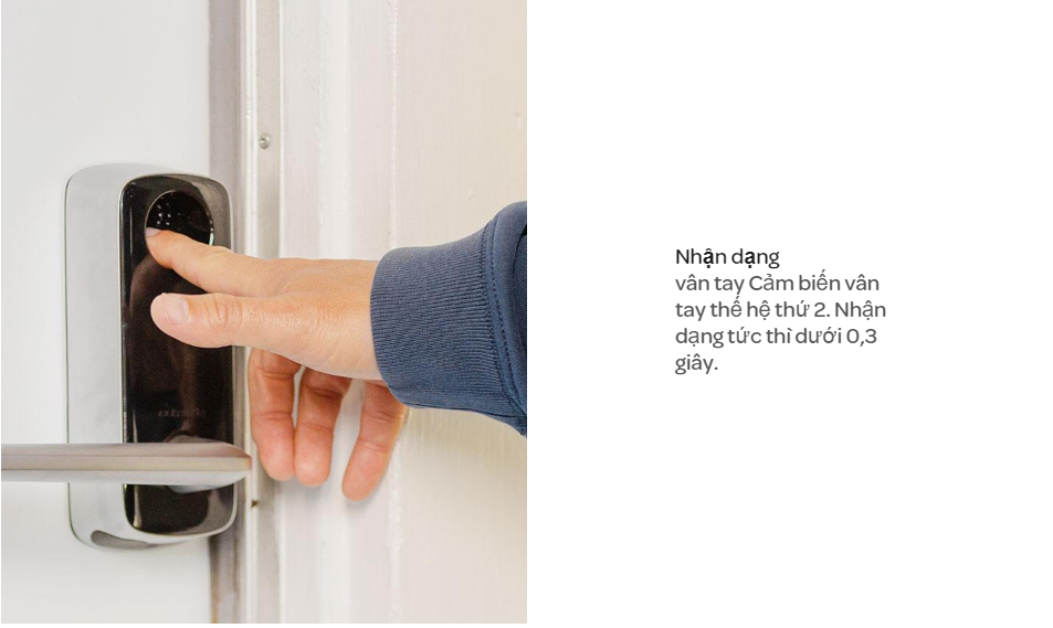 Khóa điện tử vân tay mở cửa từ xa wifi ULTRALOQ LEVER