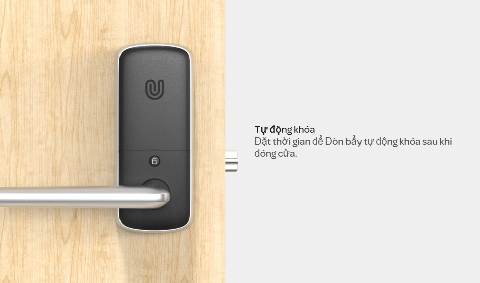 Khóa điện tử vân tay mở cửa từ xa wifi ULTRALOQ LEVER