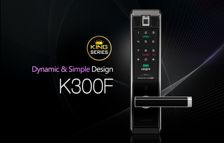 Khóa cửa vân tay Locpro K300F Khóa cửa vân tay Locpro K300F