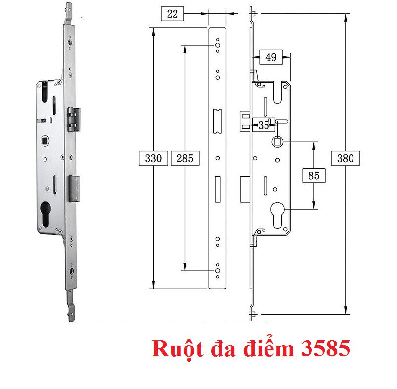 Khóa vân tay cửa nhôm