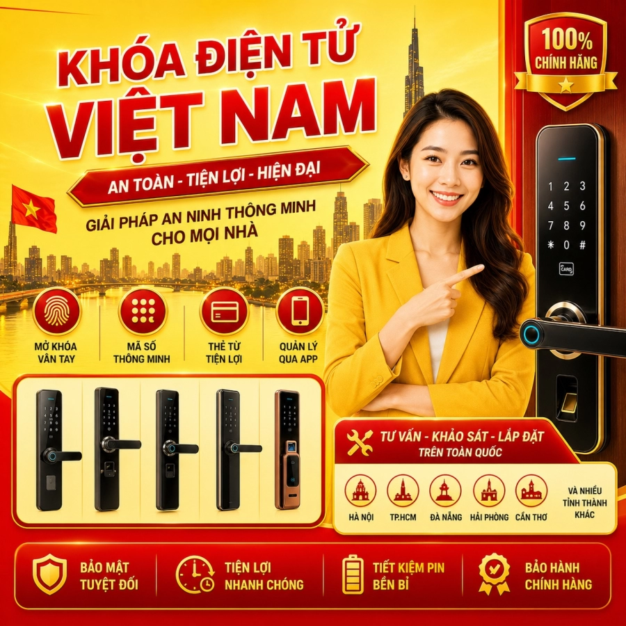 Khóa Điện Tử Tại Việt Nam