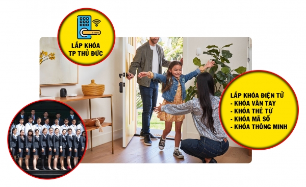 Dịch vụ lắp đặt khóa cửa điện tử tại Thành Phố Thủ Đức