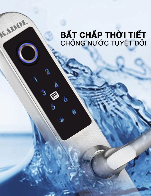Hướng dẫn lắp đặt kích thước chiều cao tay nắm của khóa điện tử và khóa tay gạt