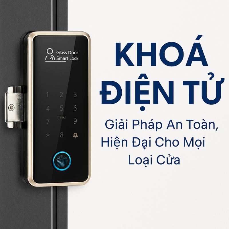Khoá Điện Tử – Giải Pháp An Toàn, Hiện Đại Cho Mọi Loại Cửa