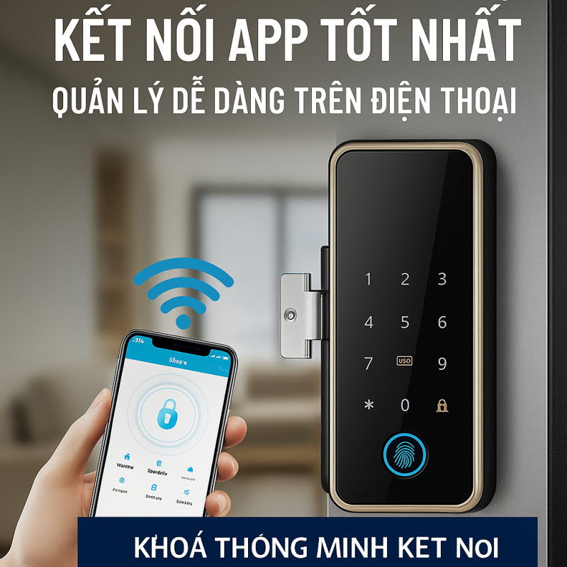 Khoá Thông Minh Kết Nối App Tốt Nhất – Quản Lý Dễ Dàng Trên Điện Thoại