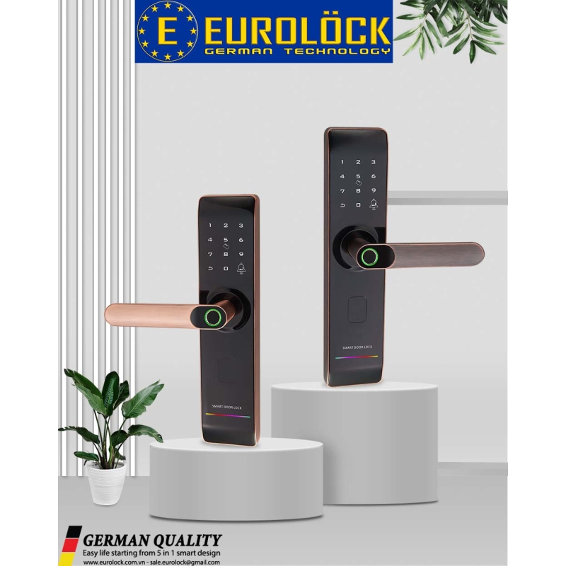 Mua khoá điện tử khuôn mặt Eurolock FACE A9 và A6 khách hàng được tặng 100% dịch vụ lắp đặt và bảo trì khoá