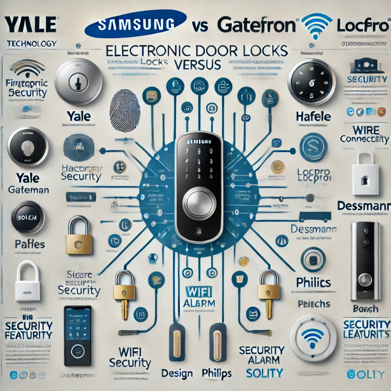 So sánh khóa Samsung với các thương hiệu khác