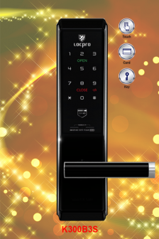 Khóa cửa thẻ từ Locpro K300