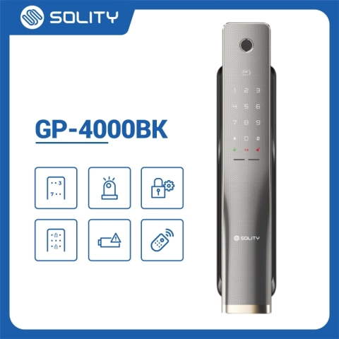 Khoá điệm tử Solity GP-4000BK