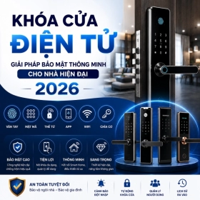 Khóa Điện Tử – Giải Pháp An Ninh Thông Minh Cho Nhà Ở Hiện Đại 2026