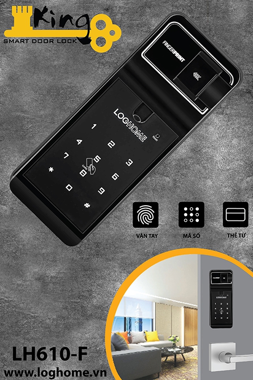 Khóa điện tử LOGHOME SASH LH610F-SN