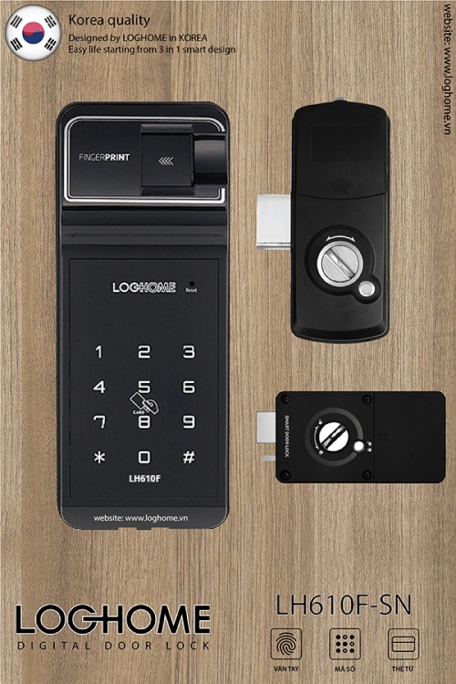 Khóa điện tử LOGHOME SASH LH610F-SN