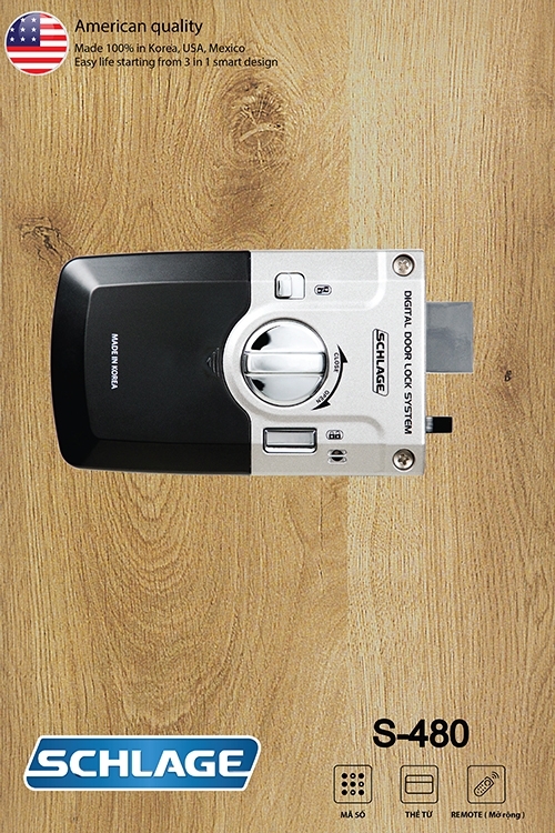 Khóa điện tử SCHLAGE S-480