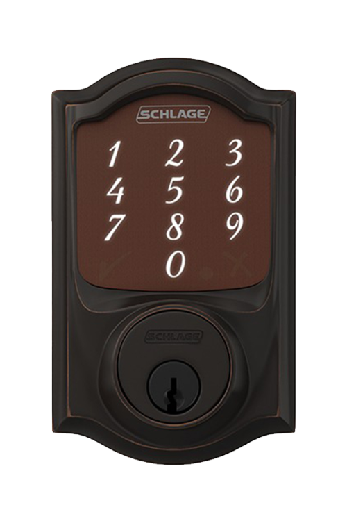 Khóa điện tử Schlage Sense™ Smart Deadbolt with Camelot trim