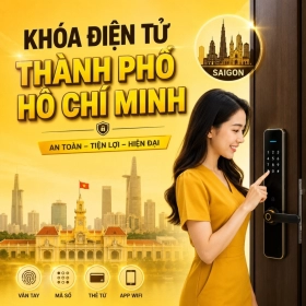 Khóa Điện Tử Thành Phố Hồ Chí Minh Chính Hãng 