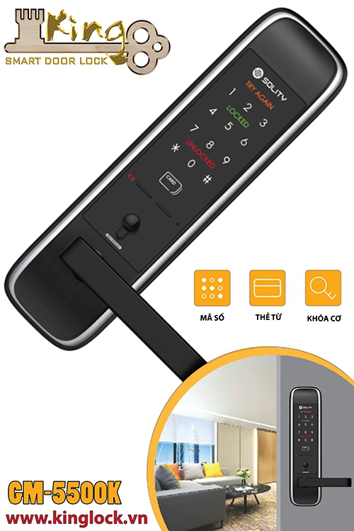 Khóa thẻ từ SOLITY GM-5500K