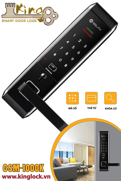 Khóa thẻ từ SOLITY GSM-1000K