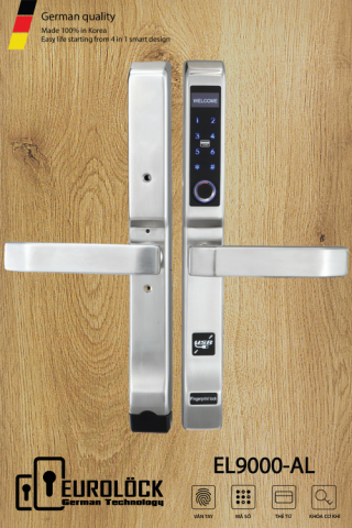 Khóa vân tay cửa nhôm Eurolock EL9000-AL